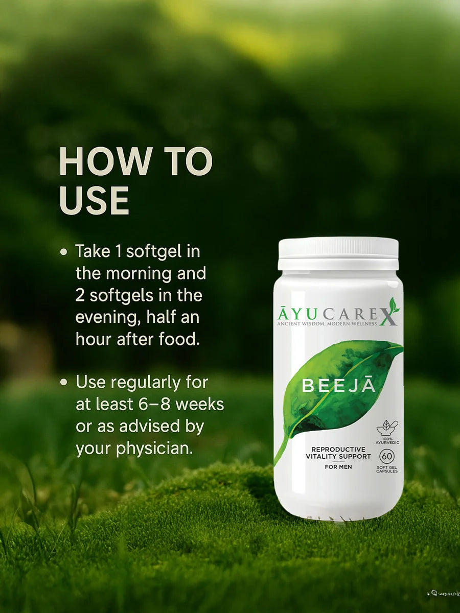 BEEJĀ – Reproductive Vitality Support – For Men