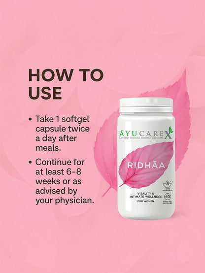 RIDHĀA – Vitality & Intimate Wellness – For Women