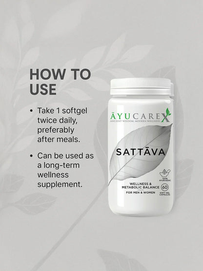 SATTAVA – Metabolic Balance & General Wellness – For Men & Women