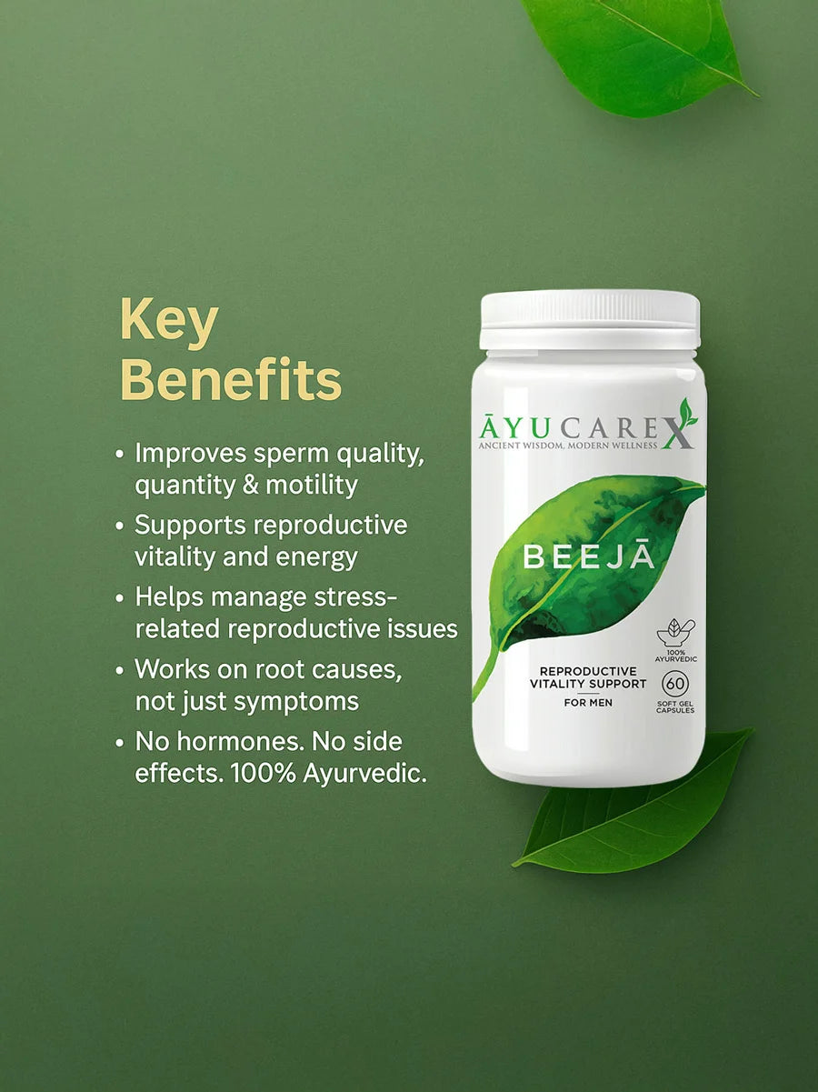 BEEJĀ – Reproductive Vitality Support – For Men